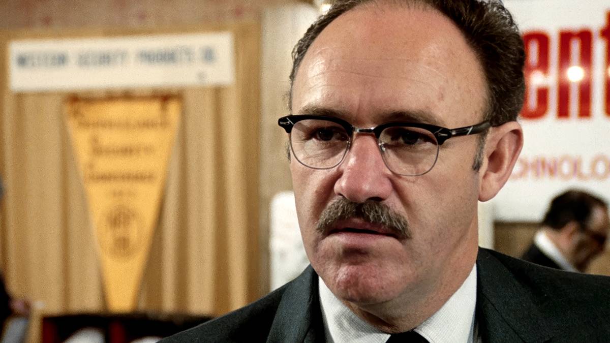 Gene Hackman looking intently in The Conversation