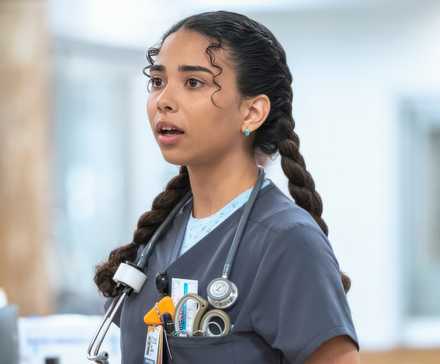 Laetitia Hollard in The Pitt Season 2