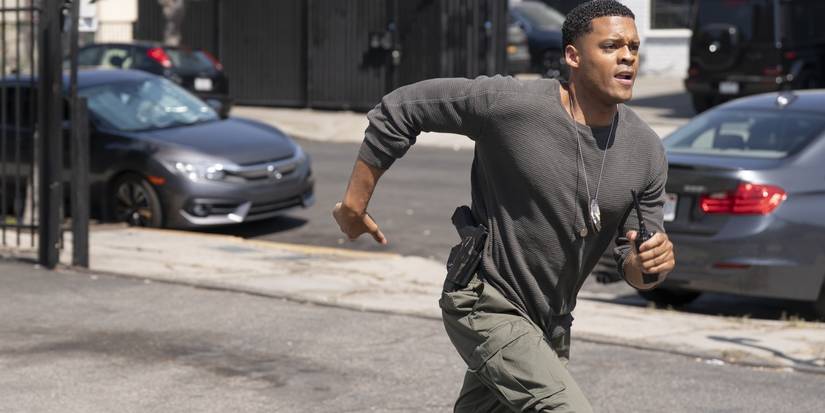 Miles on a chase in 'The Rookie' Season 8 Episode 7