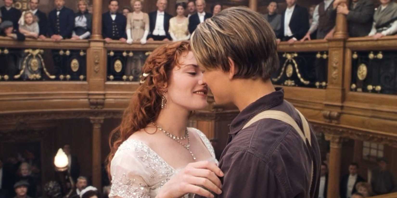 Kate Winslet and Leonardo DiCaprio in Titanic