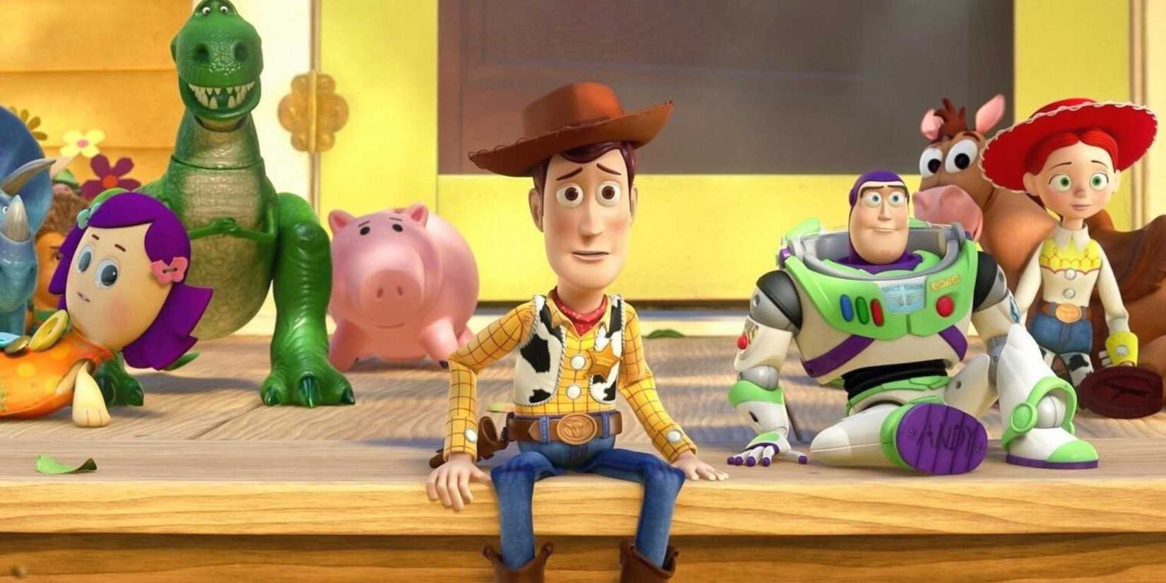 The bittersweet final scene featuring the toys in Toy Story 3 (2010)