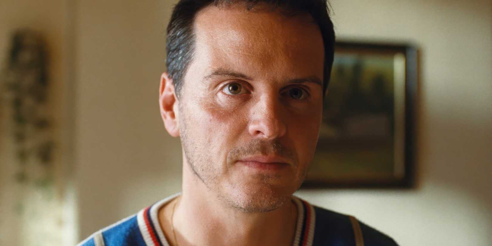 Andrew Scott looking intently in All of Us Strangers