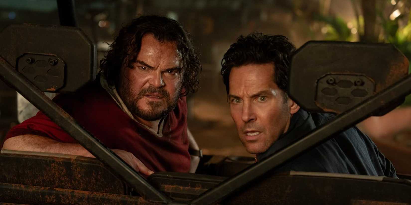 Jack Black and Paul Rudd in Anaconda (2025)