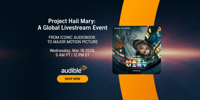 audible project hail mary event