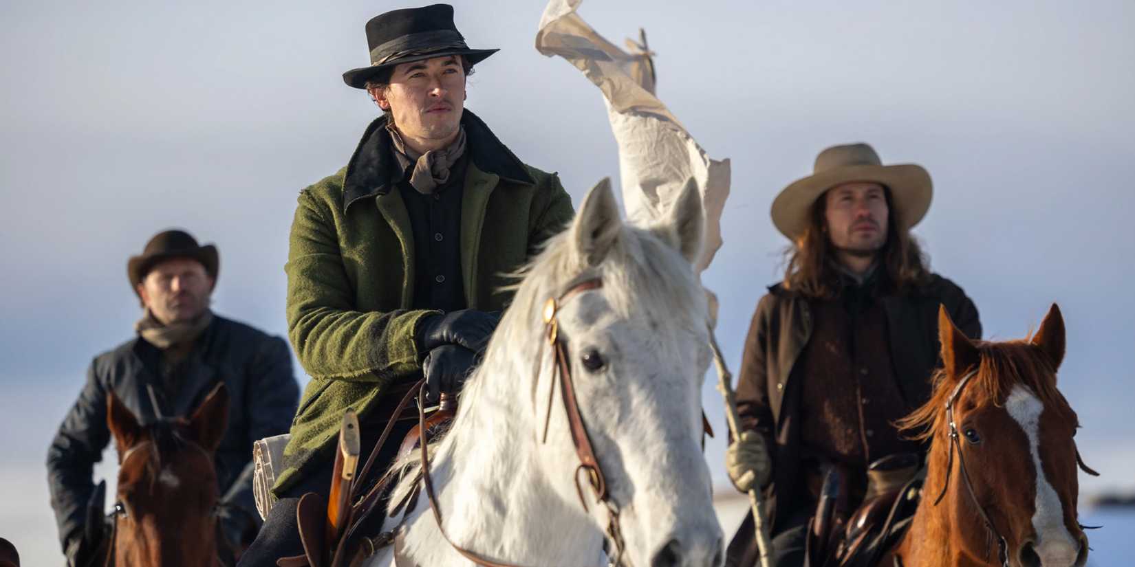 Billy (Tom Blyth) leads the Regulators on 'Billy the Kid'
