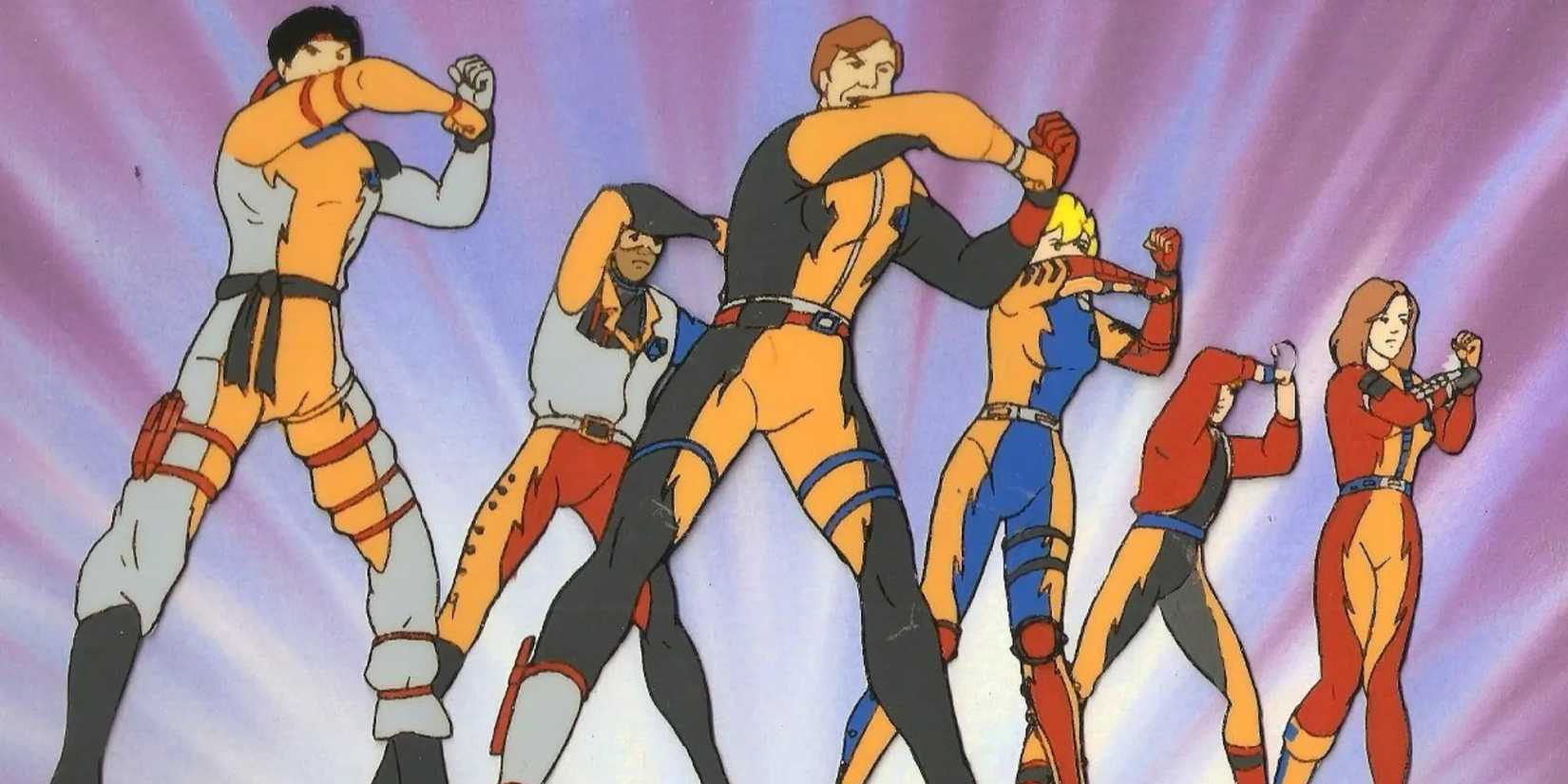 The Bionic Six posing and ready to fight