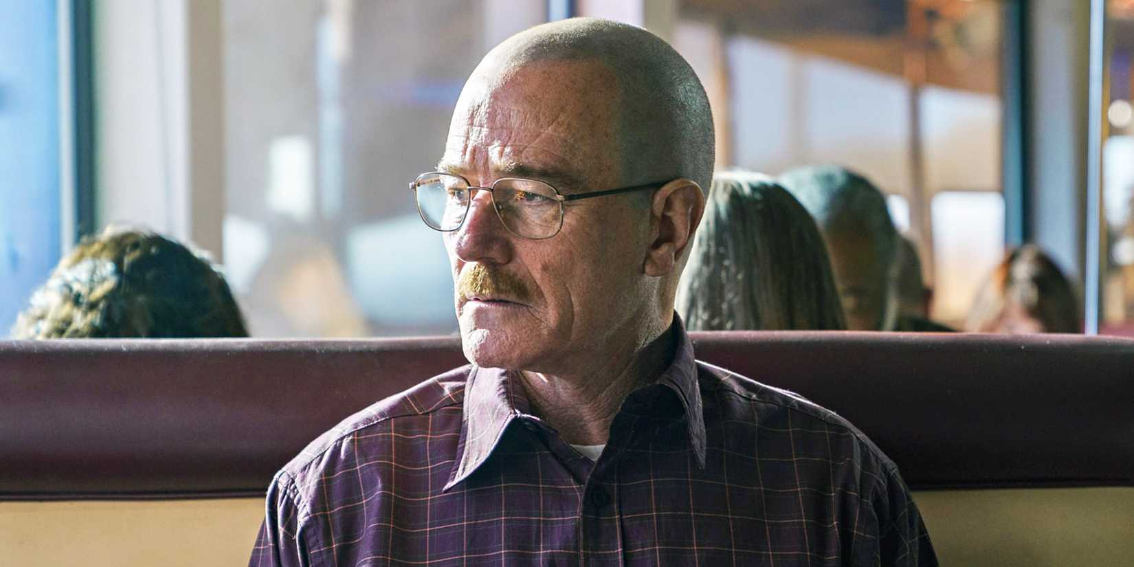 Bryan Cranston sits in a diner in El Camino: A Breaking Bad Movie