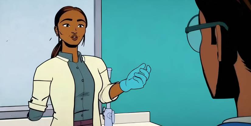 Carla Connors talking to Peter Parker in Your Friendly Neighborhood Spider-Man