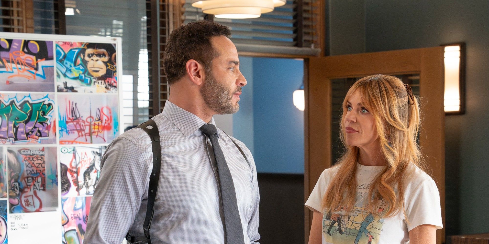 Karadec and Morgan looking at each other in High Potential Season 2 Episode 16