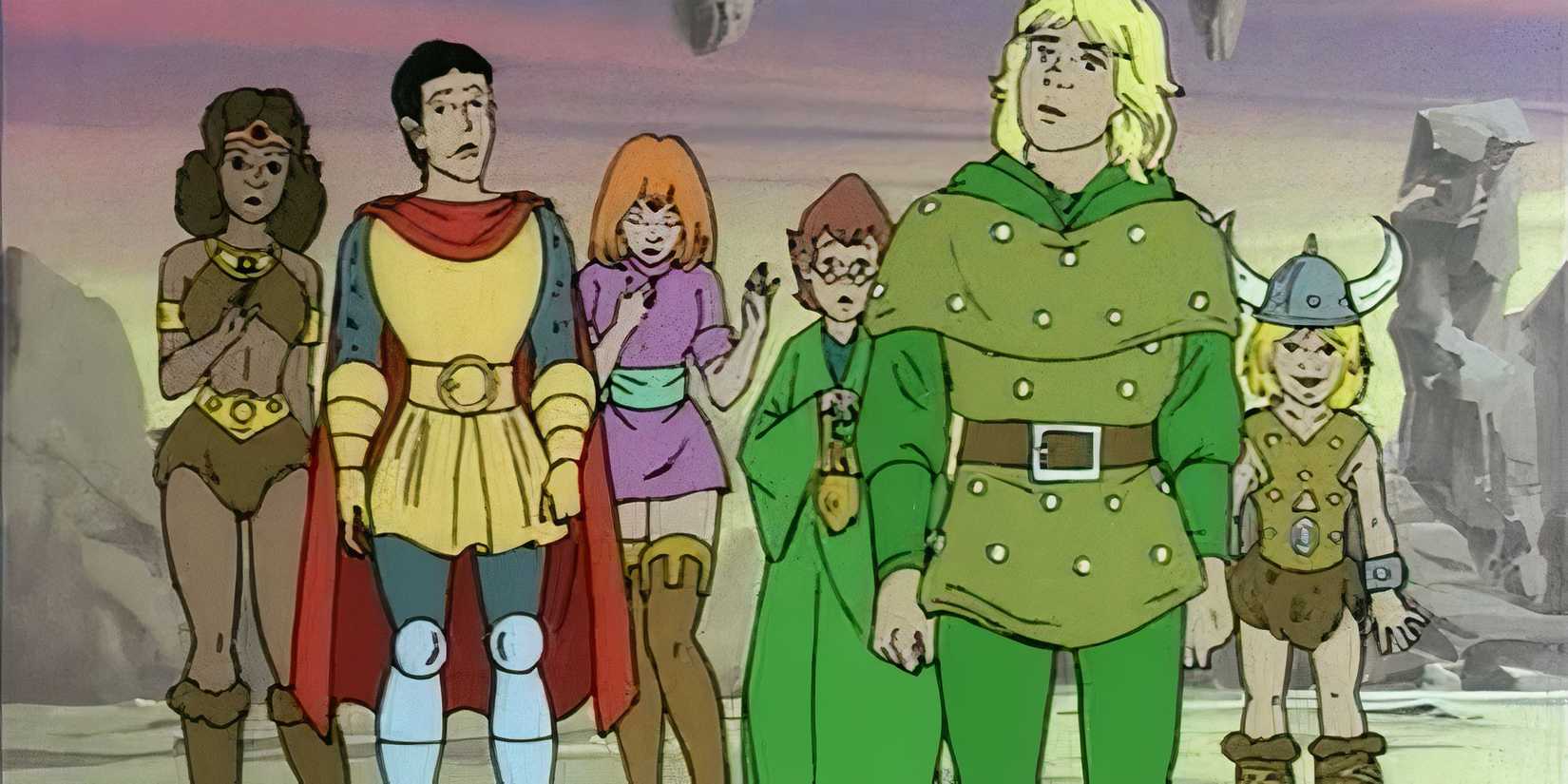 The main cast of 'Dungeons and Dragons' 