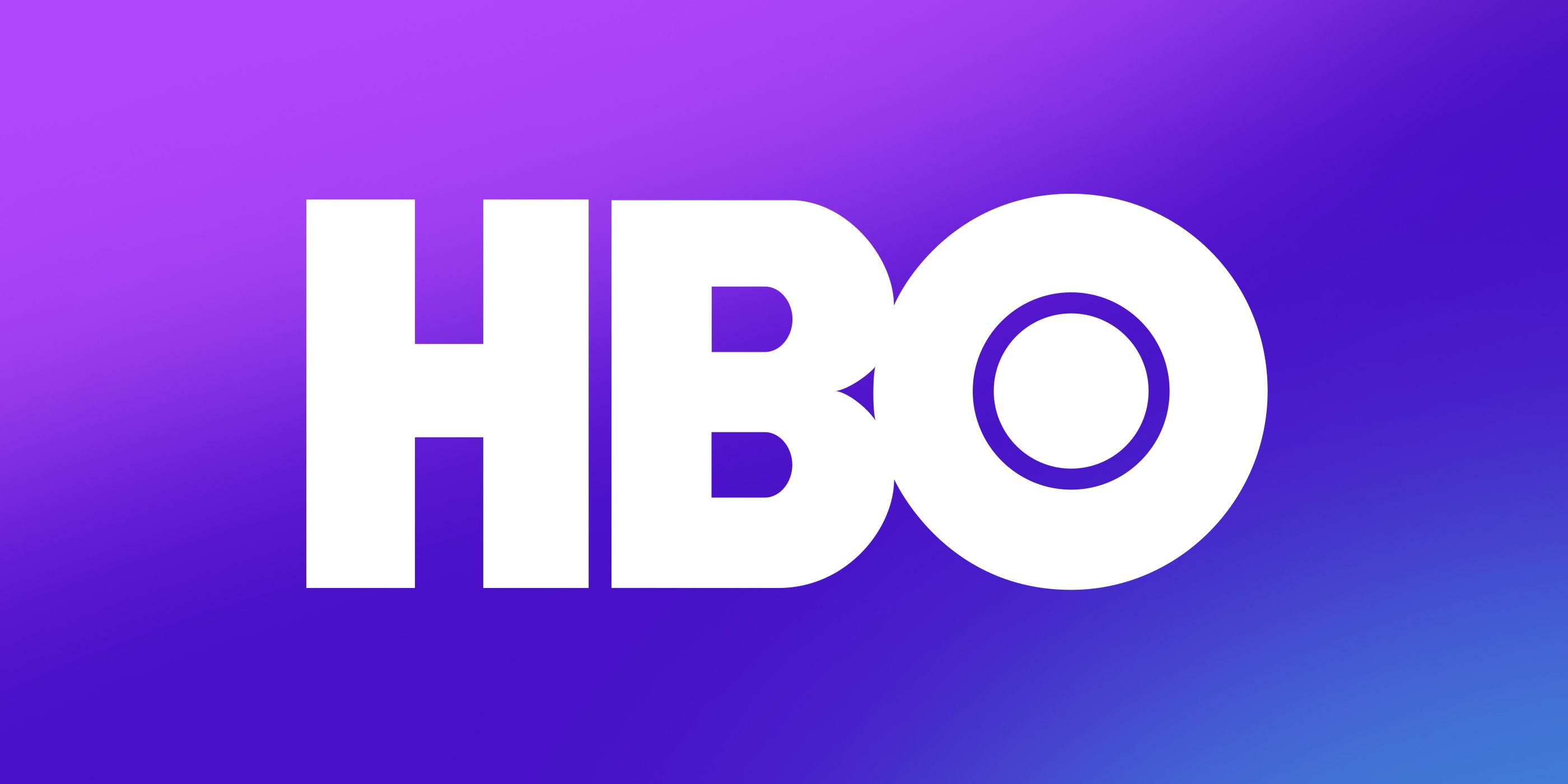 HBO in white lettering over a purple backdrop