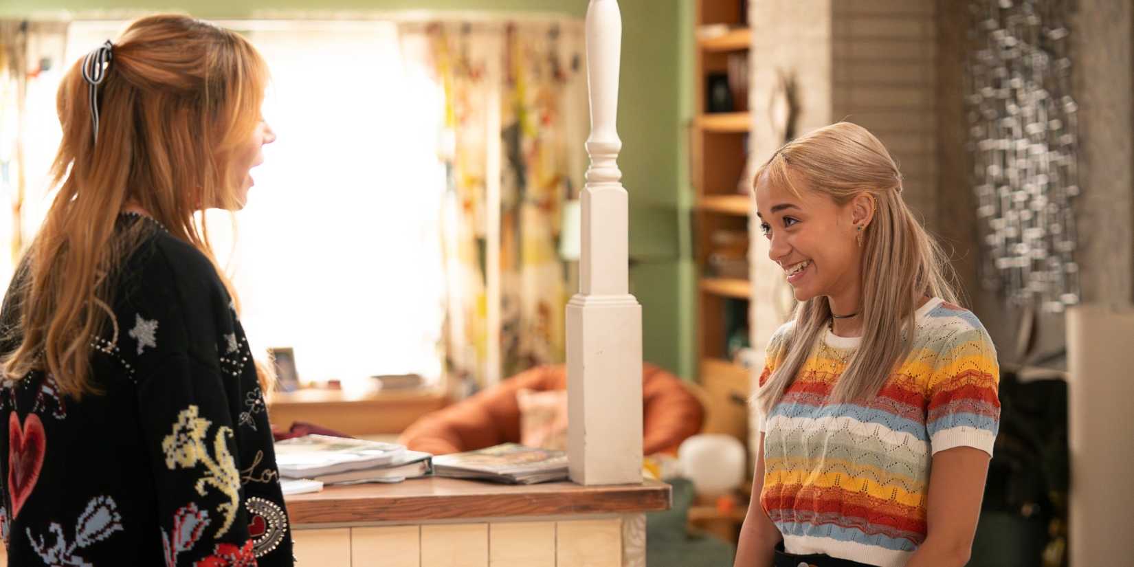Morgan and Ava Gillory smiling and talking in High Potential Season 2 Episode 13