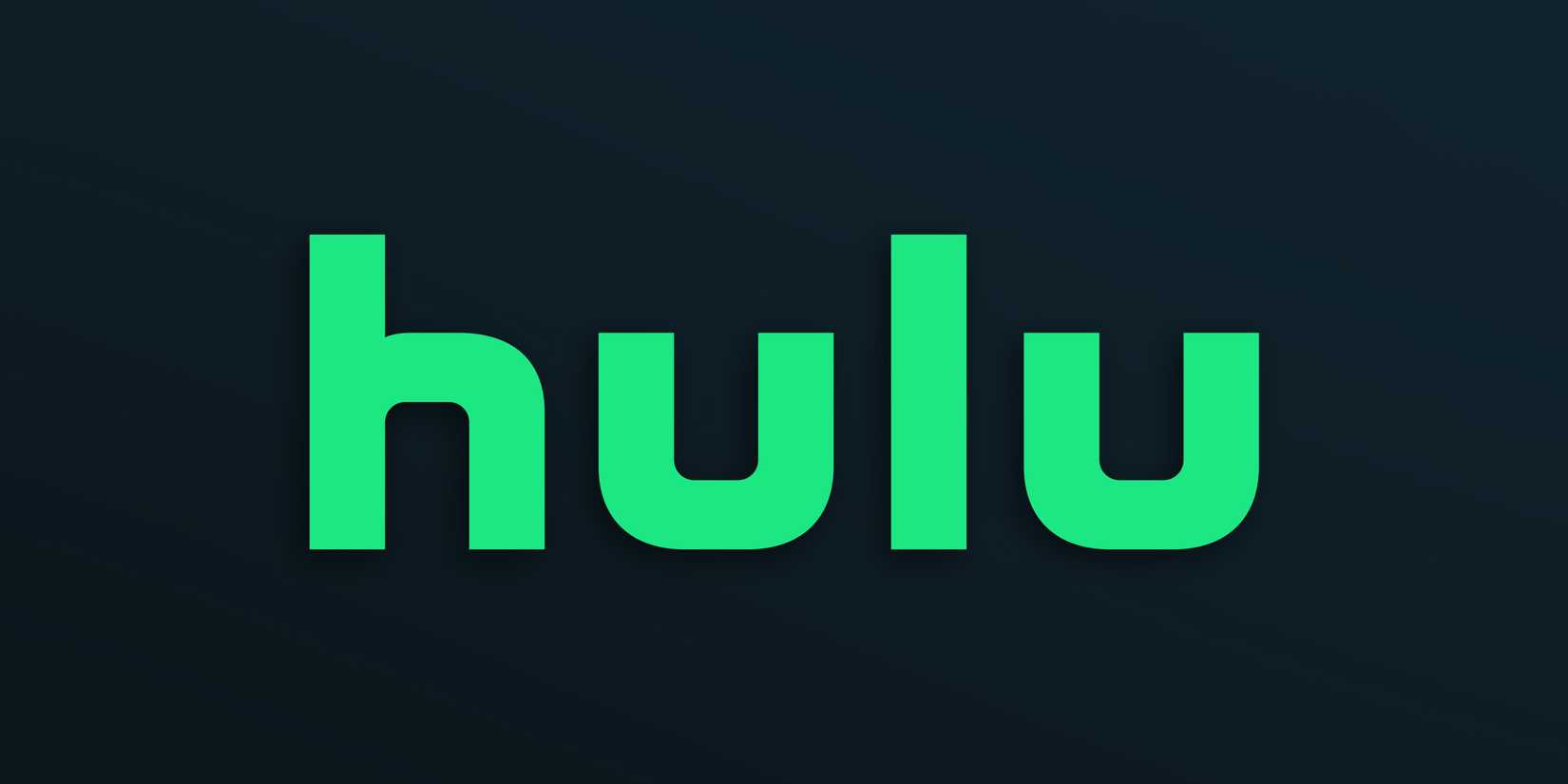 Hulu logo (green and black.)