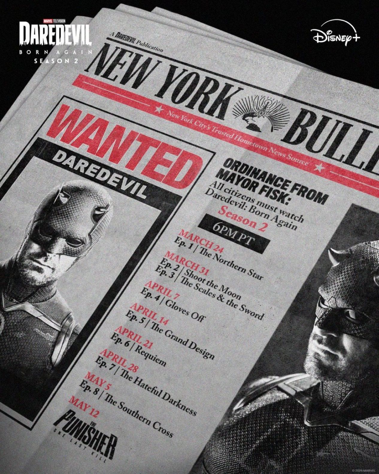 Marvel Mania! Daredevil: Born Again Season 2 & Punisher Special Drop Shocking Crossover News!