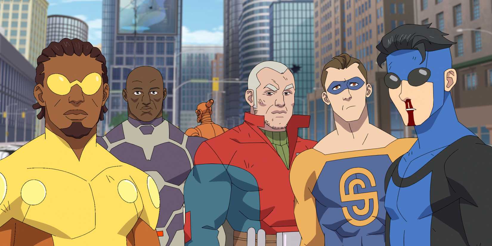 Bulletproof, Dark Samson, Brit, Shapesmith, and Invincible in Season 4.