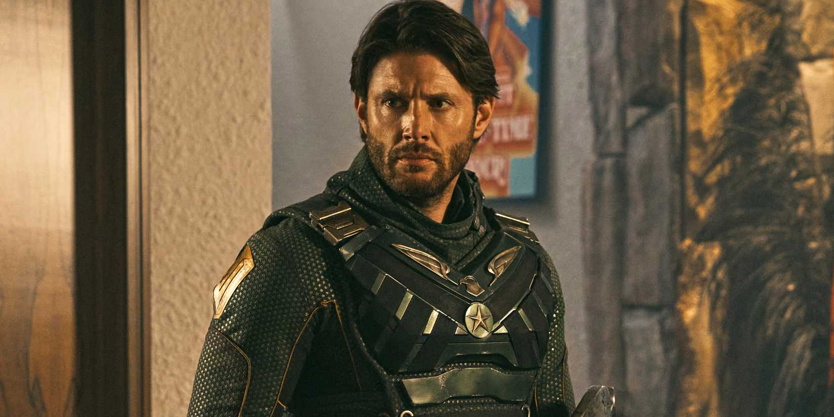 Jensen Ackles con su traje de Soldier Boy en 'The Boys'