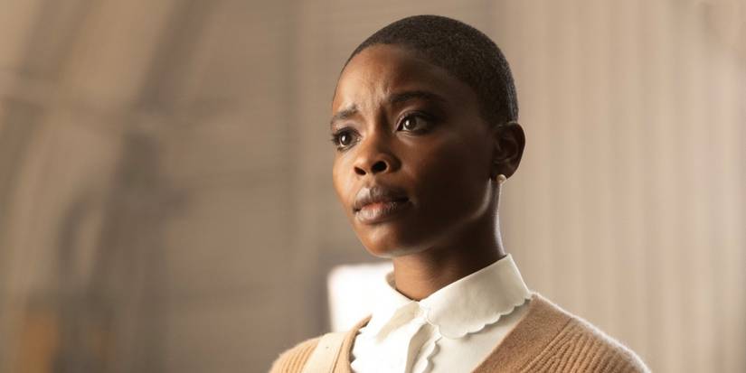 Joy Sunday as Jodie looking as though she doesn't believe who she's talking to in DTF St. Louis