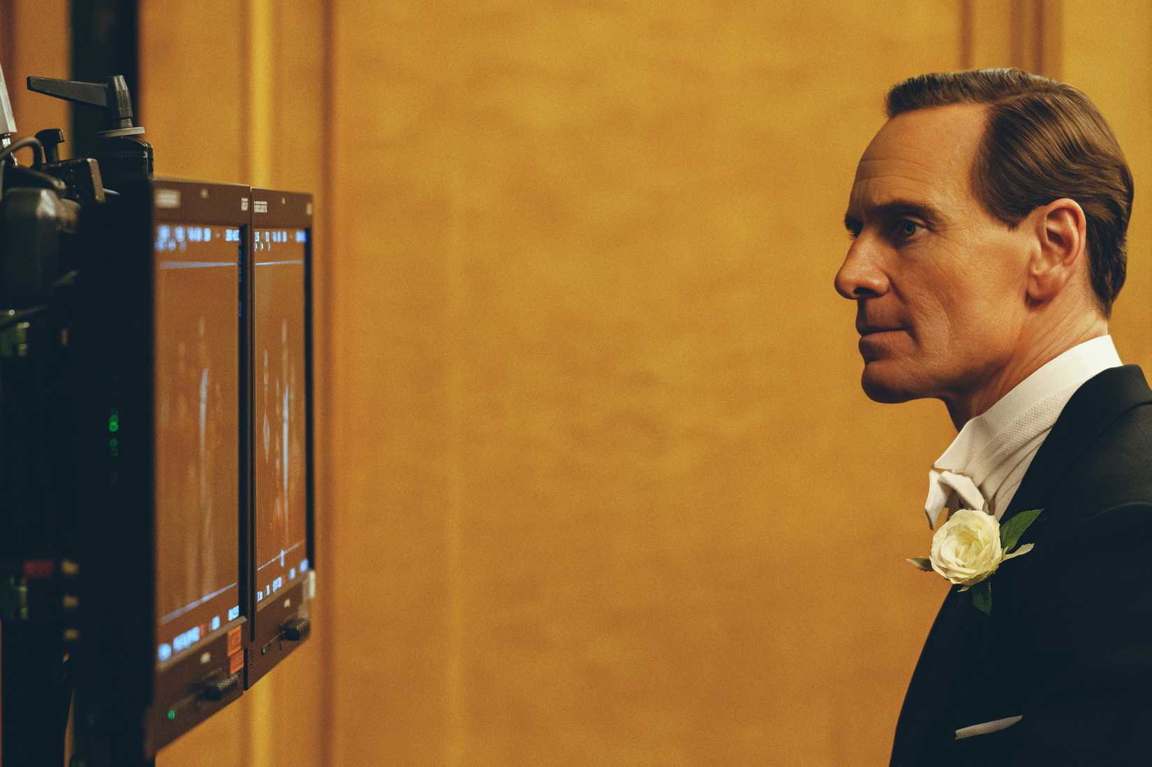 Michael Fassbender as Joseph Kennedy Sr. in Kennedy