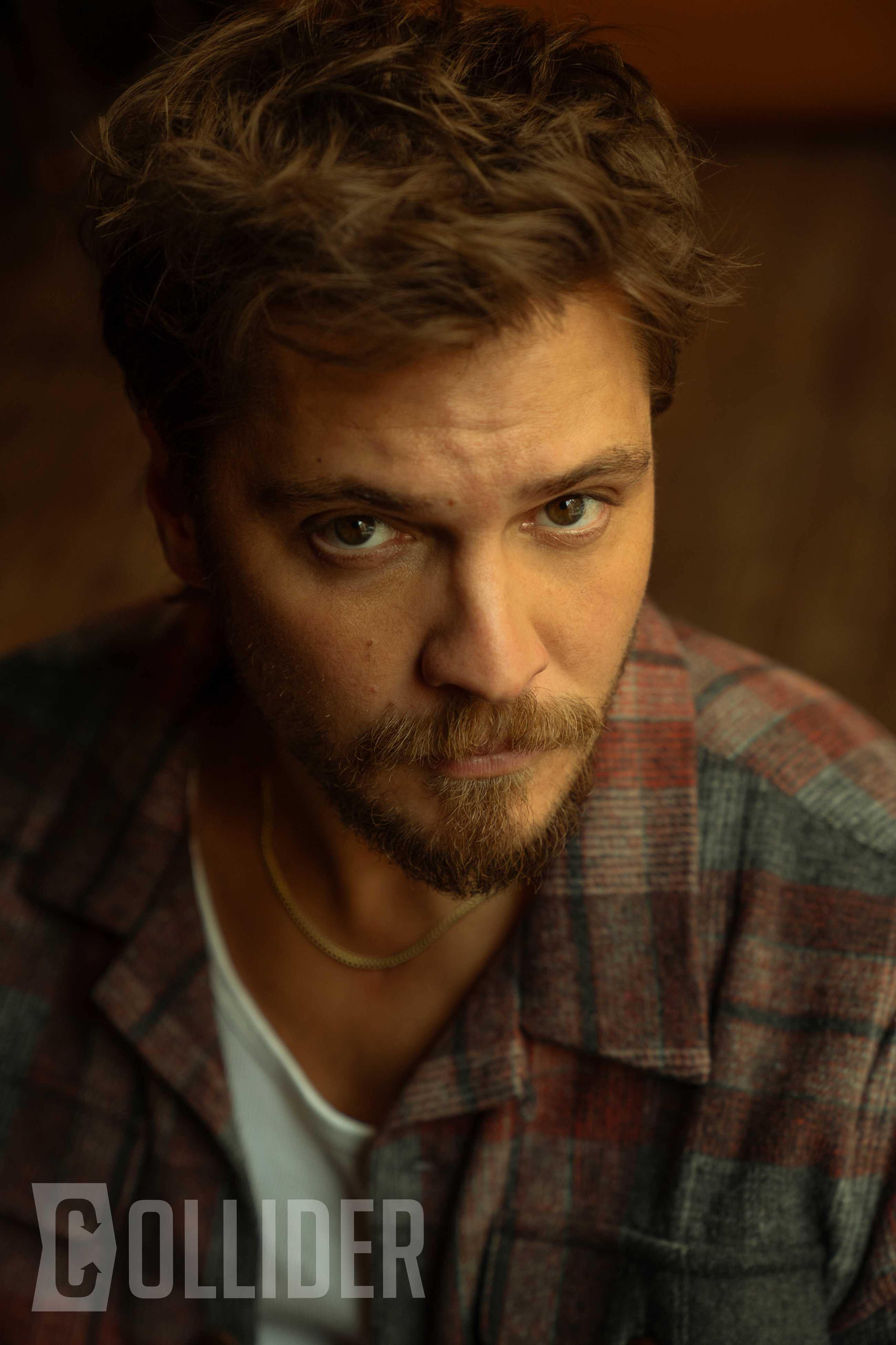 Luke Grimes of CBS Marshals photographed by Andrew Lipovsky for Collider on March 2, 2026, at the East Wing in the Lenox Hill neighborhood of New York City, New York.