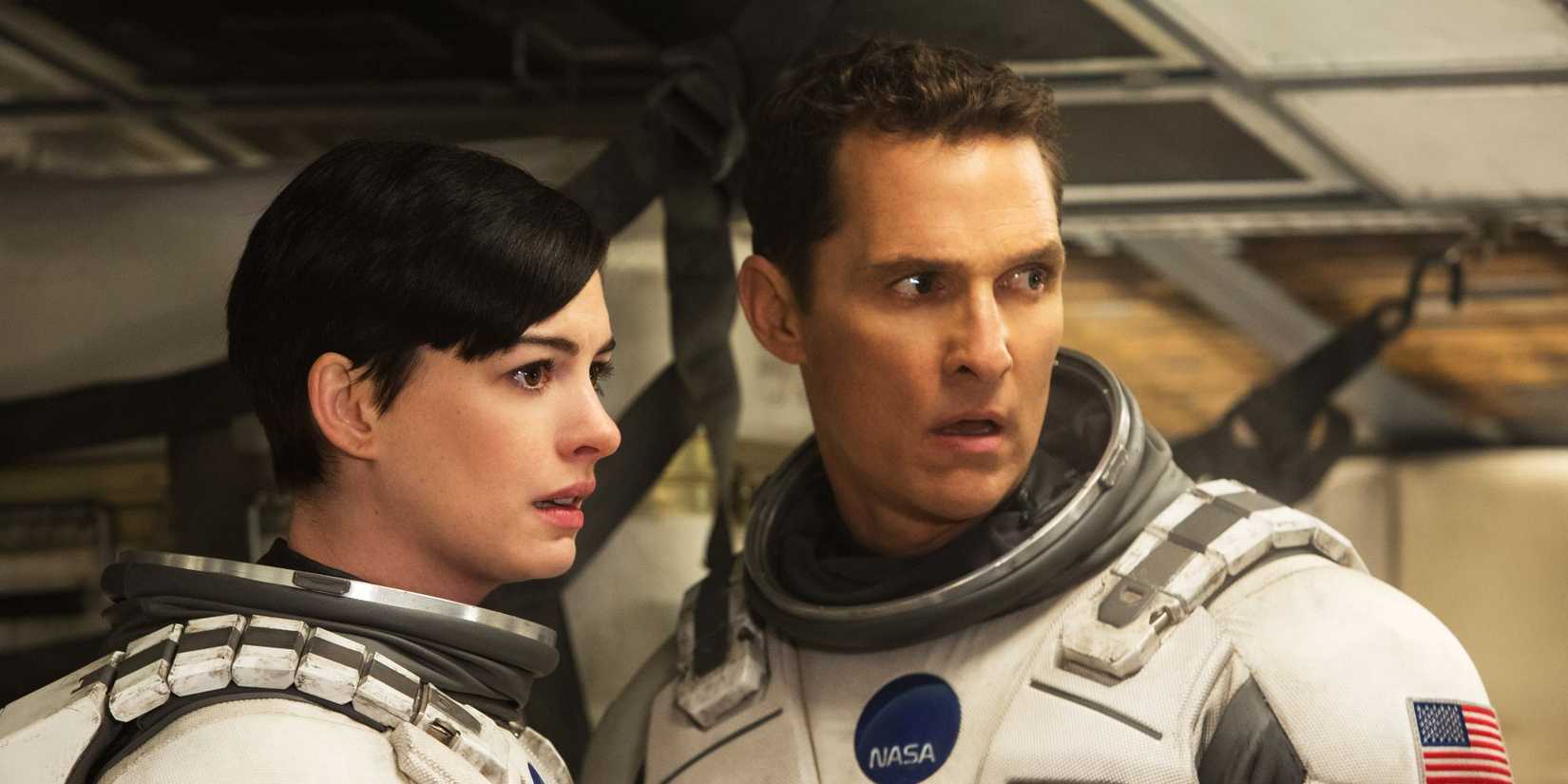 Matthew McConaughey and Anne Hathaway in 'Interstellar'