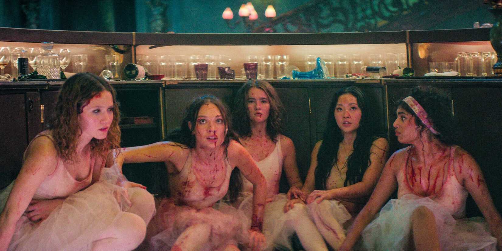 Iris Apatow, Maddie Ziegler, Millicent Simmonds, Lana Condor, and Avantika in Pretty Lethal