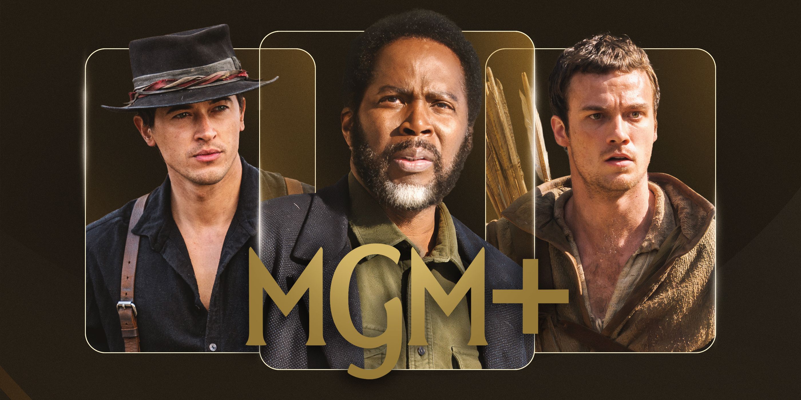 Custom MGM+ featuring the leads of Billy the Kidd, From, and Robin Hood