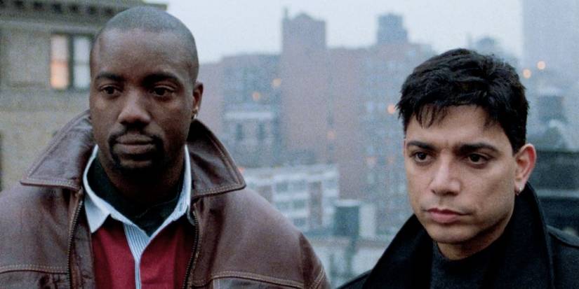 Malik Yoba and Michael DeLorenzo in 'New York Undercover'