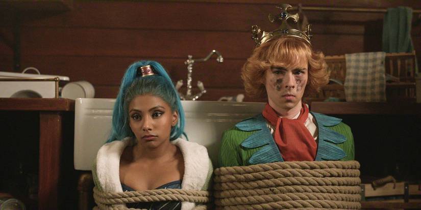 Charithra Chandran and Daniel Lasker in 'One Piece' Season 2