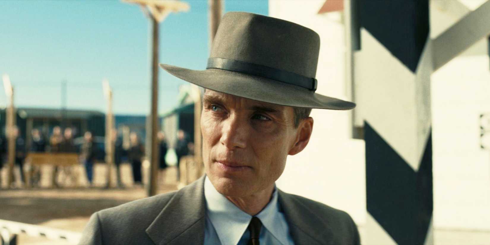 Cillian Murphy as J. Robert Oppenheimer in Oppenheimer (2023)