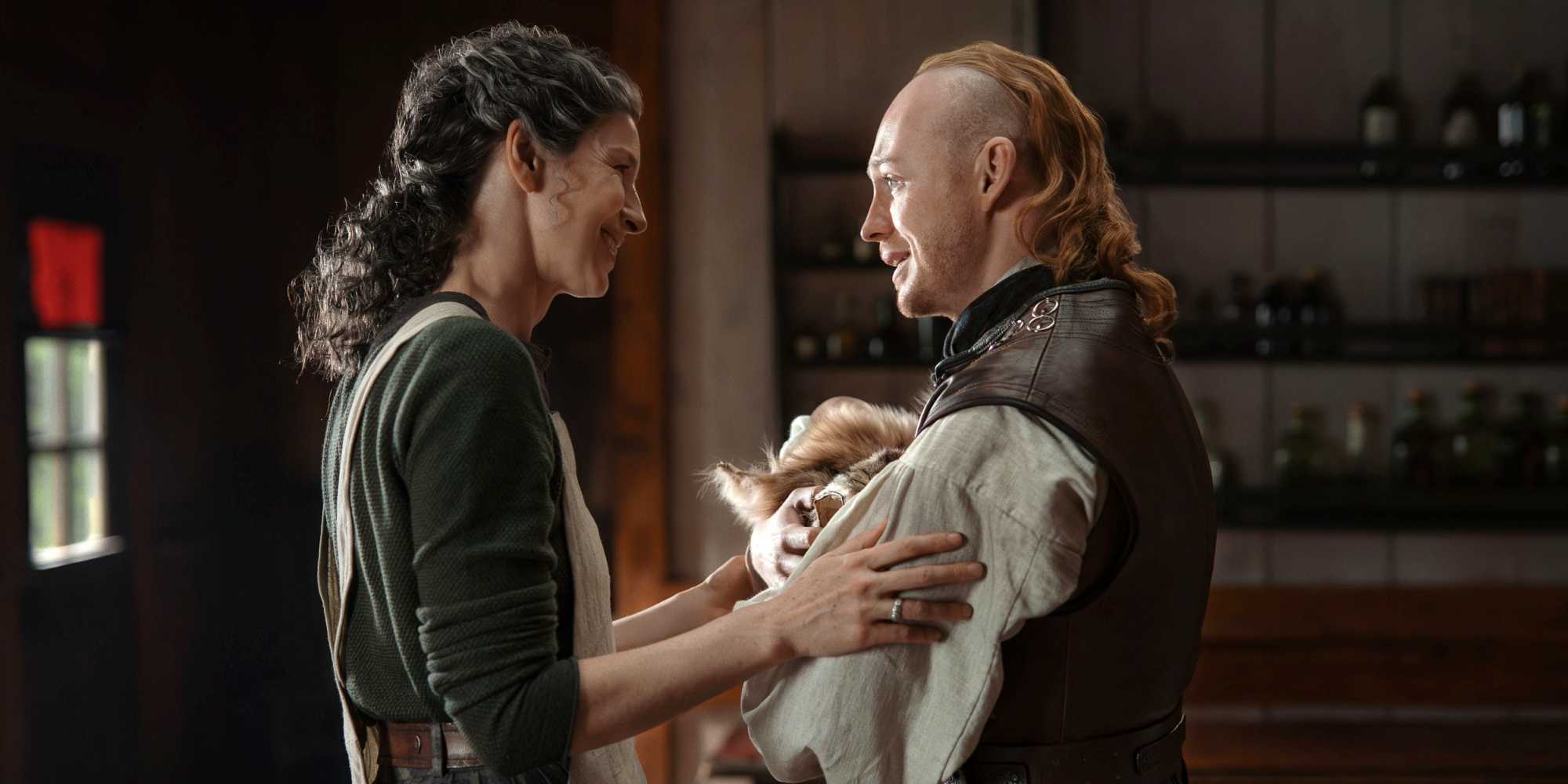 Child Outlander ‘Outlander’ Star Caitriona Balfe Reacts to What Episode 3’s Shocking ...