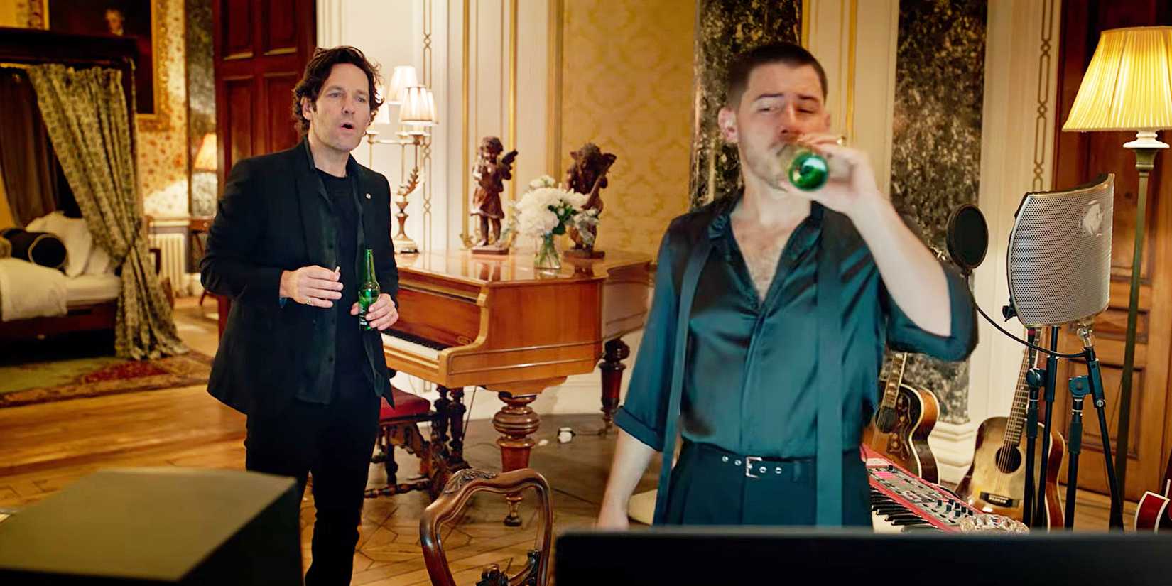 Paul Rudd and Nick Jonas in Power Ballad
