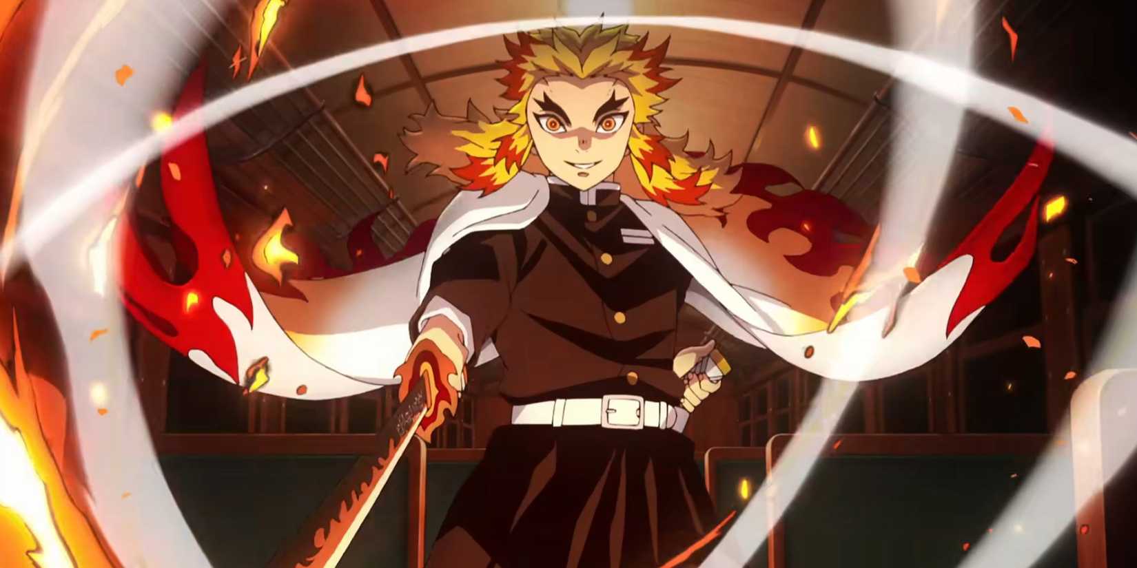 Rengoku in Demon Slayer Mugen train