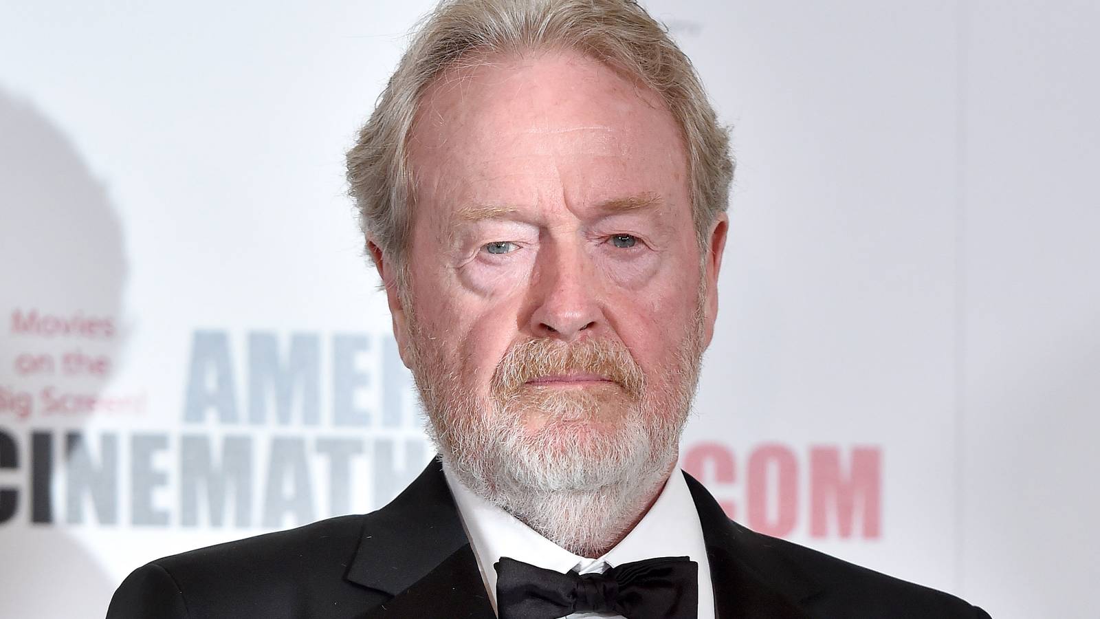 Ridley Scott on the red carpet