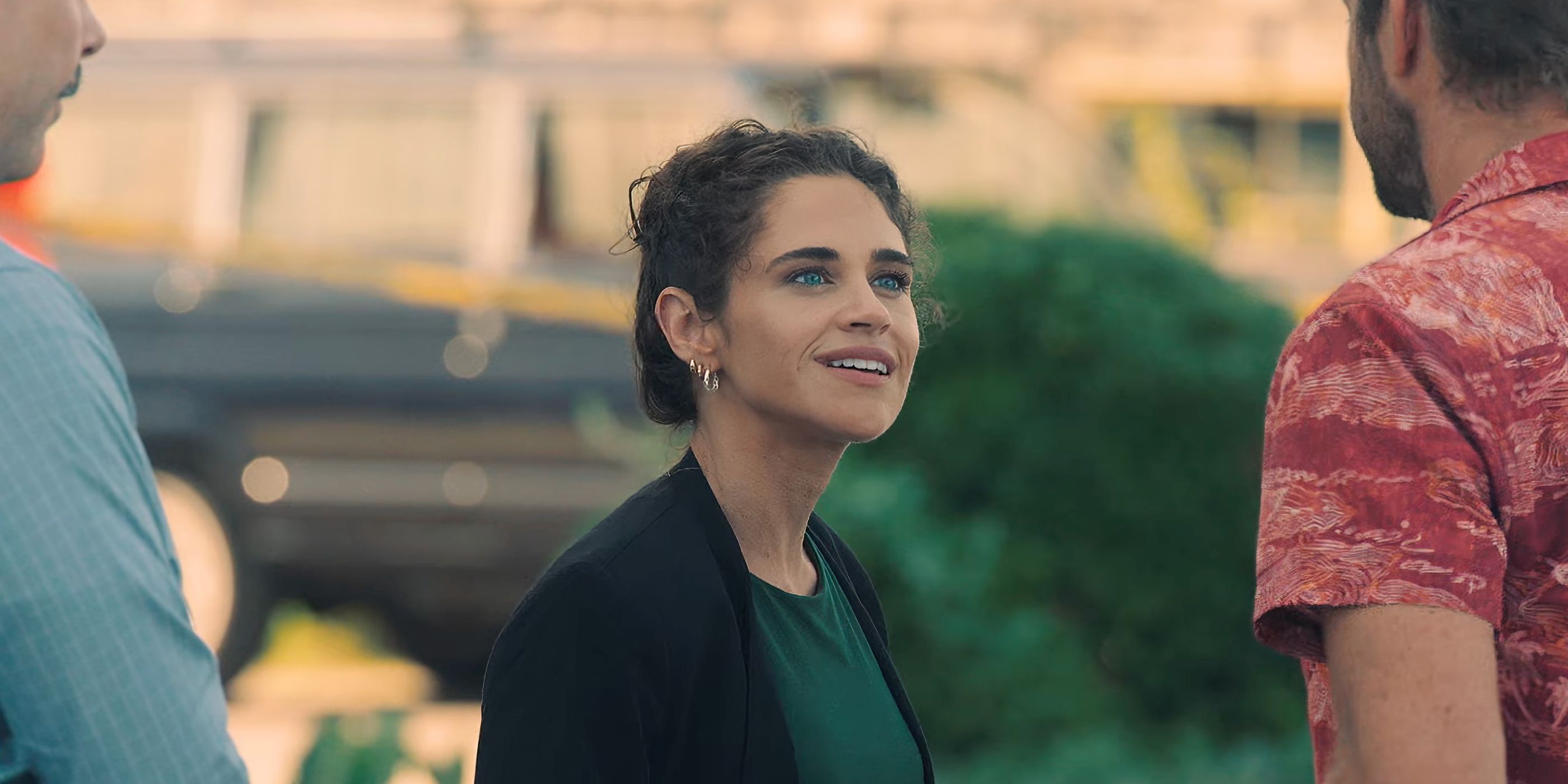 Jaina Lee Ortiz smiling in R.J. Decker