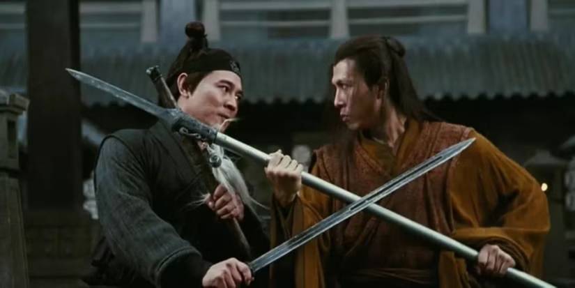 Nameless versus Long Sky swordfight in Hero