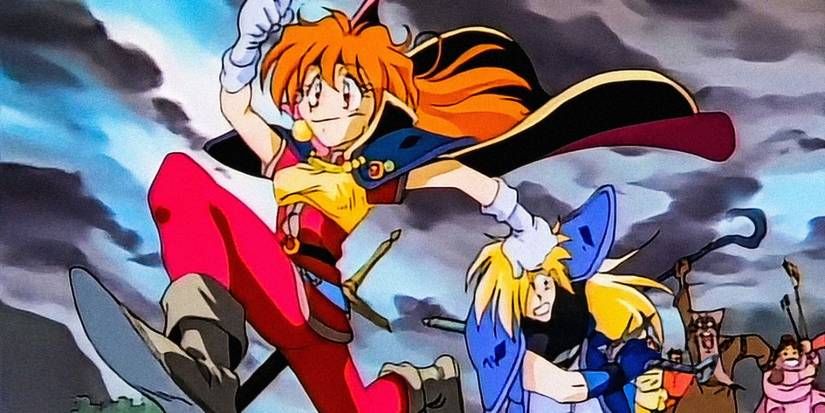Character running away in Slayers