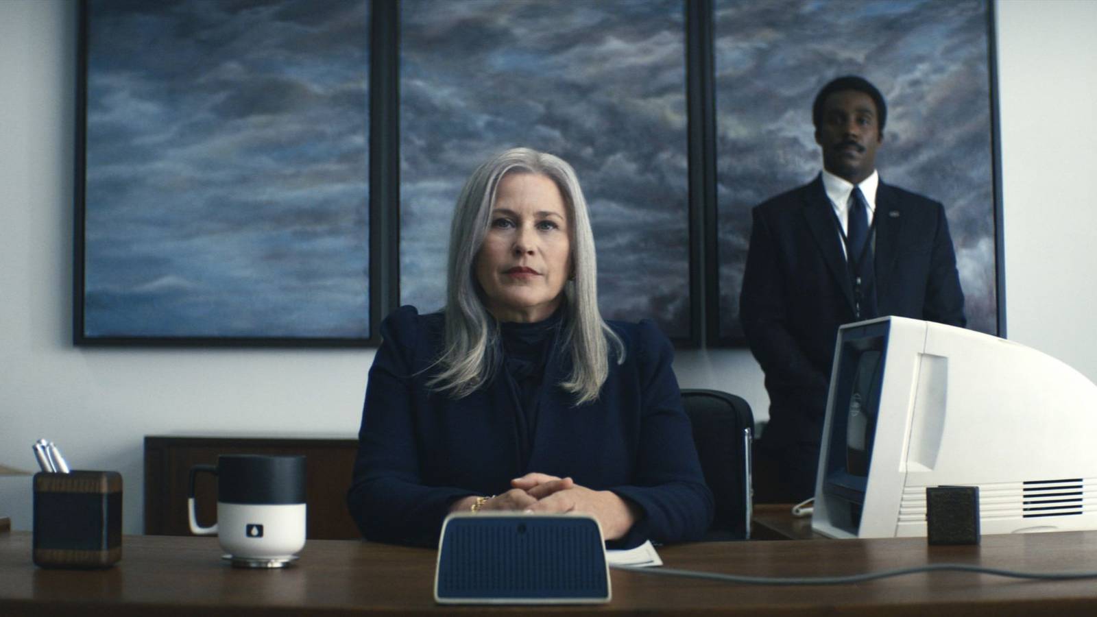 Patricia Arquette and Tramell Tillman in 'Severance'