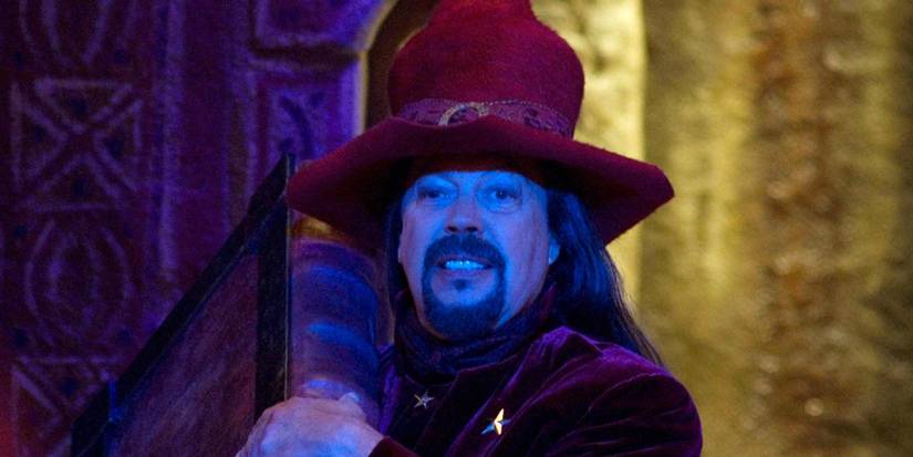 Tim Curry as Trymon in 'The Colour of Magic'