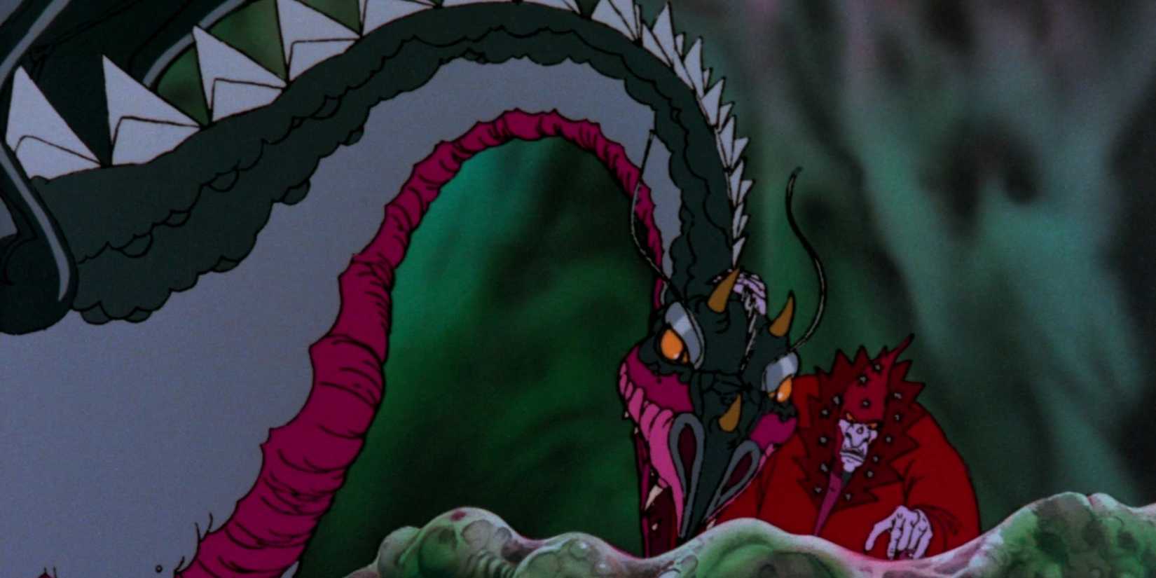 The wizard Ommadon and the dragon Bryagh