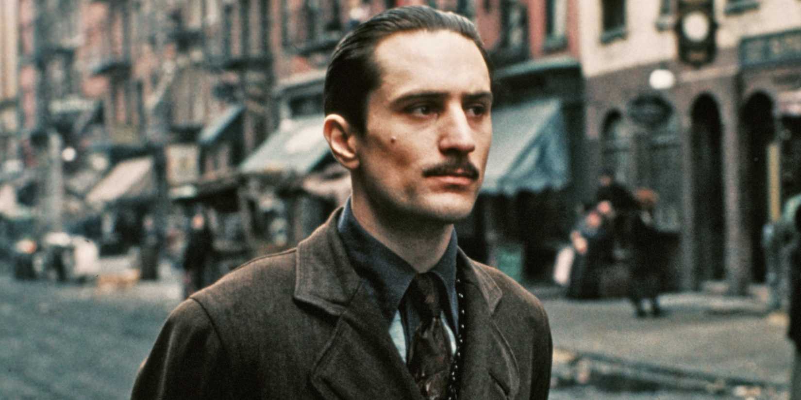 Robert De Niro as a younger Vito Corleone in The Godfather Part II (1974)