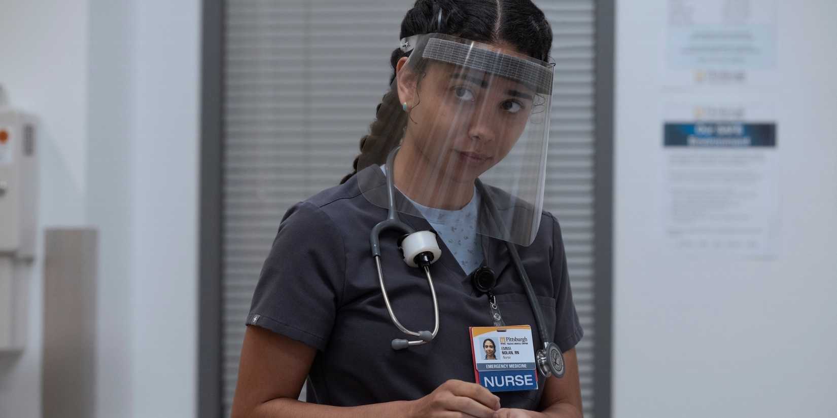 Laetitia Hollard as Emma Nolan in Season 2 of 'The Pitt.'