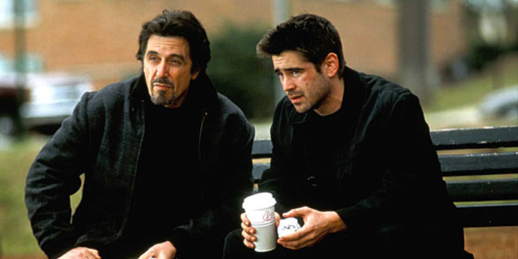 'The Recruit' starring Al Pacino as CIA Officer Walter Burke and Colin Farrell as James Douglas Clayton.