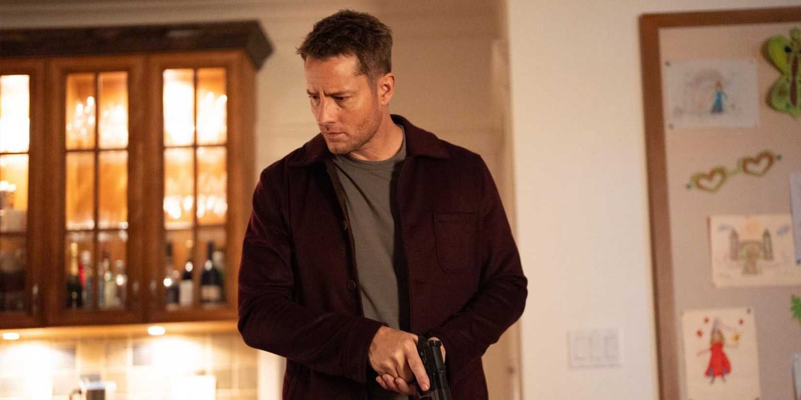 Colter Shaw (Justin Hartley) investigates a home in the 'Tracker' episode "Do No Harm"