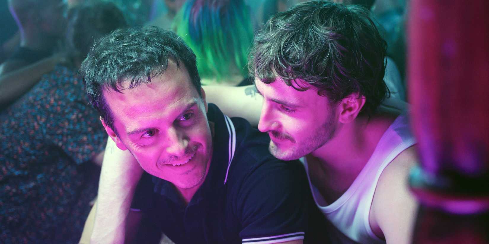Andrew Scott and Paul Mescal at a club in All of Us Strangers