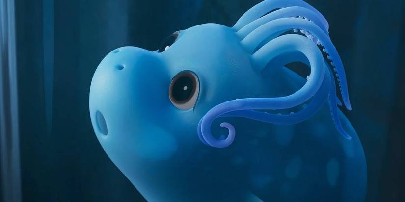 A blue squid creature in Bong Joon Ho's 'Ally'