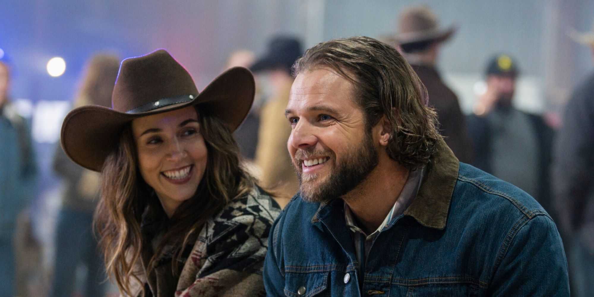 "Why Not Now" -- CBS Original Series FIRE COUNTRY, scheduled to air on Friday, April 10 (9:00-10:00 PM, ET/PT). Pictured (L-R): Max Thieriot as Bode Leone and Alona Tal as Chloe. Photo: Sergei Bachlakov/CBS ©2025 CBS Broadcasting, Inc. All Rights Reserved.
