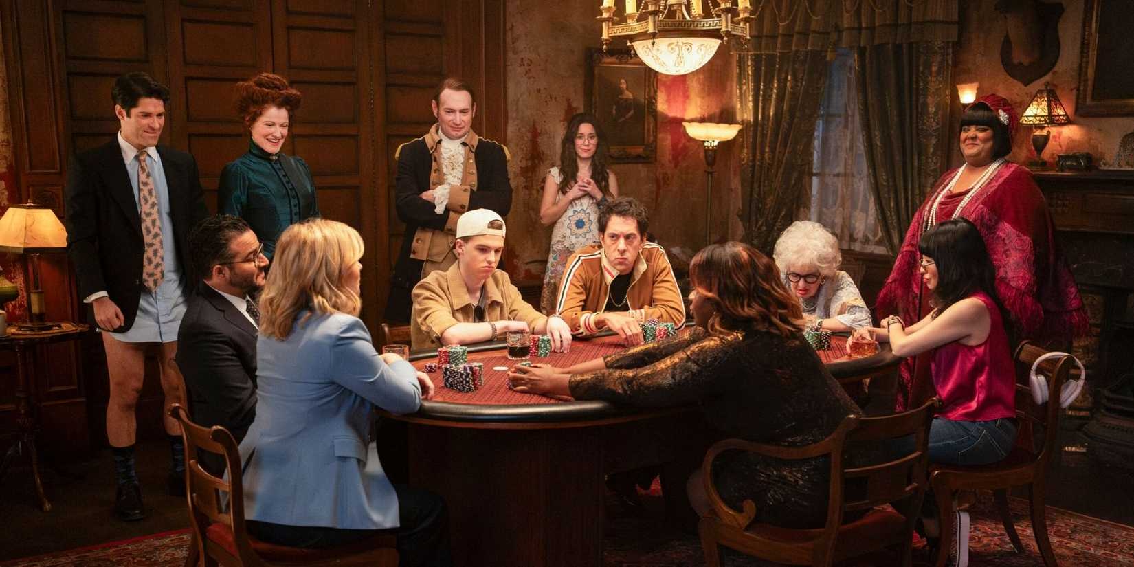 01 PM, ET/PT). Pictured L to R: Asher Grodman as Trevor, Ennis Esmer as Brett, Rebecca Wisocky as Hetty, Rose McIver as Samantha, Brandon Scott Jones as Isaac, Iain Armitage as Iain Armitage, Sheila Carrasco as Flower, Jonathan Kite as Boris, Lanisa Renee Frederick as Michelle, Jayne Eastwood as Irene, Stephanie Ng Wan as Poker Player and Danielle Pinnock as Alberta. Photo: Bertrand Calmeau/CBS ©20