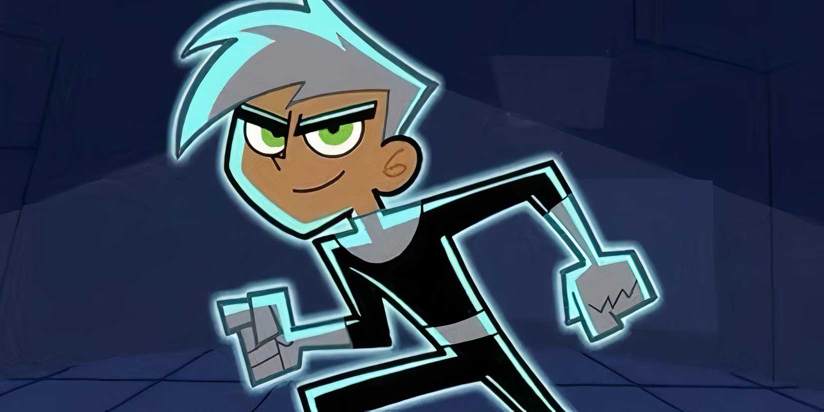 Danny Phantom hero posing in the intro sequence of Danny Phantom