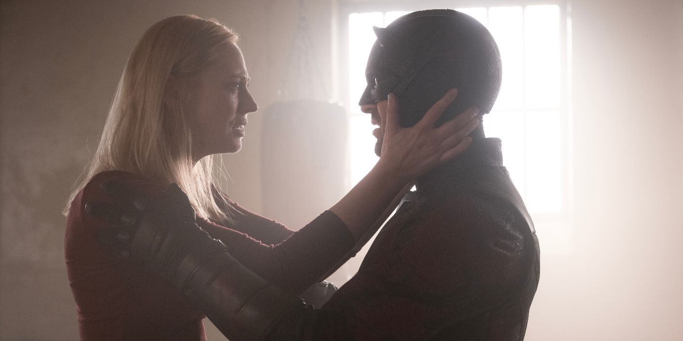 Charlie Cox and Deborah Ann Woll in Daredevil: Born Again Season 2 Episode 6