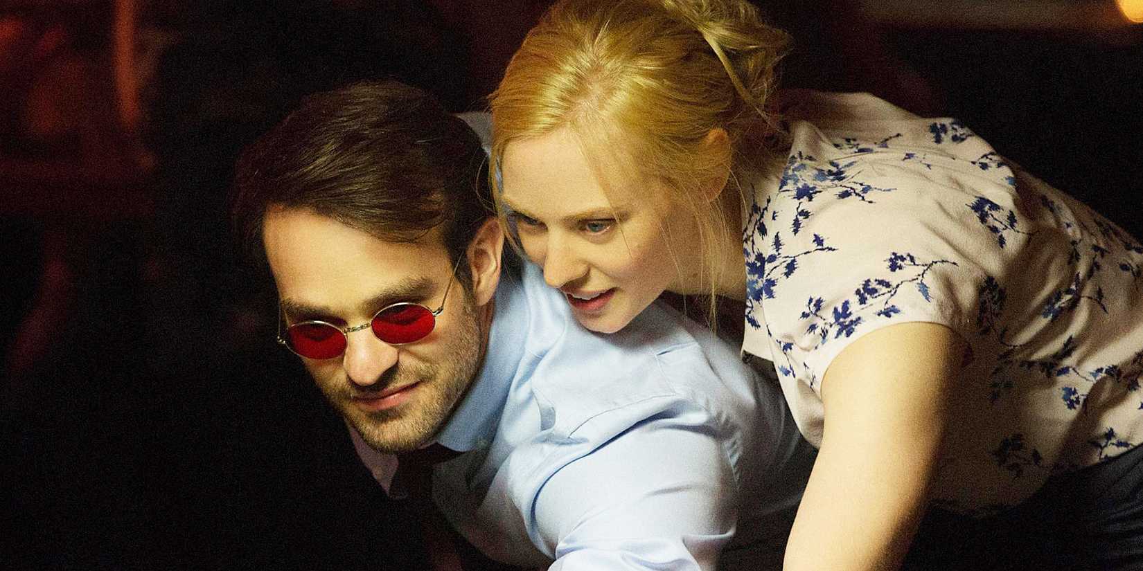 Matt Murdock and Karen Page playing pool in 'Daredevil' Season 2.